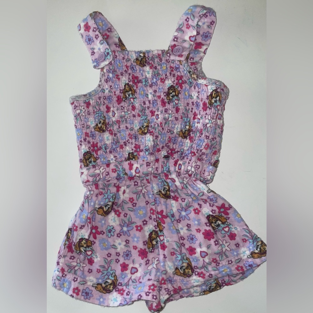 Paw patrol shorts romper